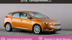 Orange Used 2017 Ford Focus Titanium Hatchback | £8,997 (Fair price)