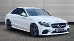 White Used 2020 Mercedes C300 AMG line Sedan | £19,595 (Fair price)