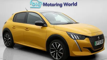 Used Peugeot e-208 GTi 100 kW (136 HP) 2023 Yellow Hatchback
