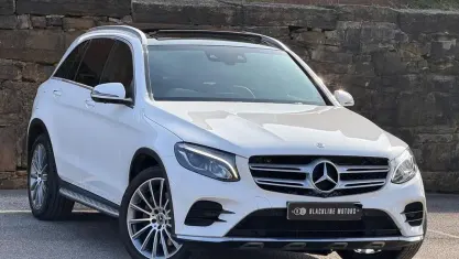 Used Mercedes GLC250 AMG Line Premium 204 HP (150 kW) 2017 White SUV