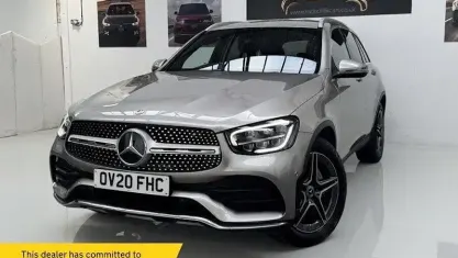 Used Mercedes GLC220 AMG line 194 HP (142 kW) 2020 Silver SUV