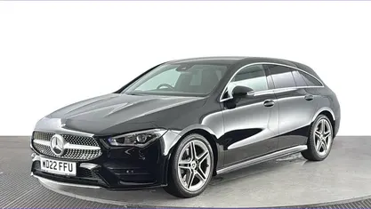 Black Used 2022 Mercedes CLA200 Shooting Brake AMG line Estate | £20,920 (Good price)