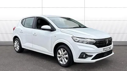 White Used 2022 Dacia Sandero Comfort Hatchback | £9,798 (Fair price)