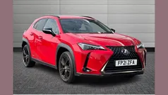 Fuji red Used 2021 Lexus UX 250h Sport Line SUV | £20,150 (Fair price)