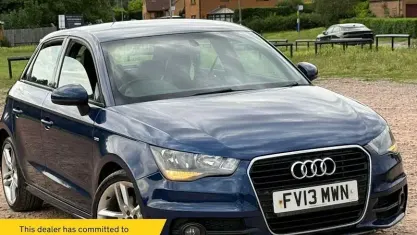 Used Audi A1 Sportback S-Line 122 HP (89 kW) 2013 Blue Hatchback