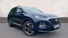 Blue Used 2019 Hyundai Santa Fe Premium SE SUV | £22,952 (Fair price)