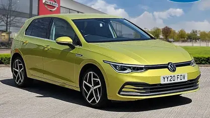 Used VW Golf VII Style 150 HP (110 kW) 2020 Yellow Hatchback