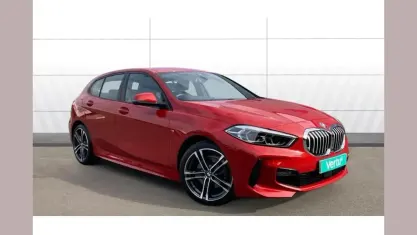Used BMW 118 M Sport 136 HP (100 kW) 2021 Red Hatchback