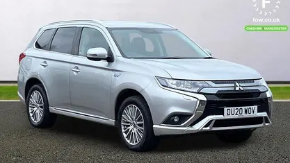 Silver Used 2020 Mitsubishi Outlander P-HEV Estate | £17,399 (Fair price)