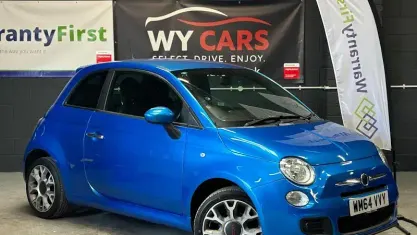Used Fiat 500 S 69 HP (50 kW) 2014 Blue Hatchback