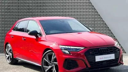 Used Audi S3 Sportback Black Edition 310 HP (228 kW) 2023 Red Hatchback