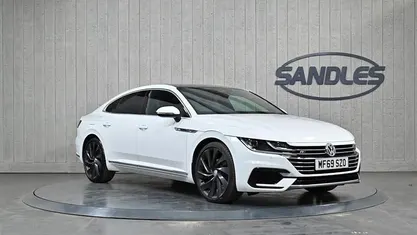 Used VW Arteon R-line 190 HP (139 kW) 2019 White Hatchback