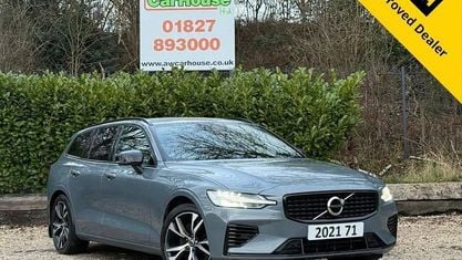Begagnad Volvo V60 R-Design 340 HK (250 kW) 2021 Grå Kombi
