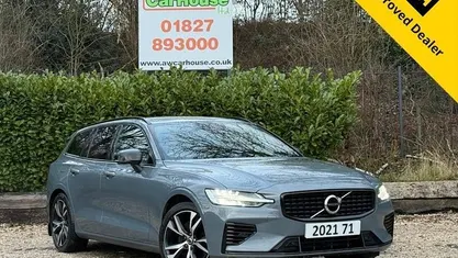 Grey Used 2021 Volvo V60 R-Design Estate | £15,199 (Fair price)