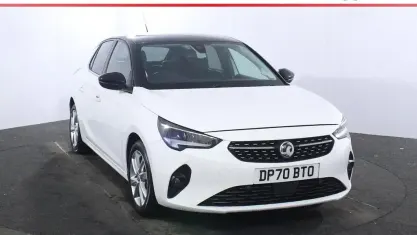Used Vauxhall Corsa Elite 101 HP (74 kW) 2020 White Hatchback