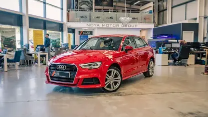 Used Audi A3 Sportback S-Line 116 HP (85 kW) 2018 Red Hatchback