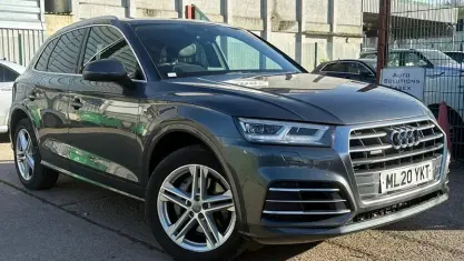 Begagnad Audi Q5 S-Line 299 HK (219 kW) 2020 Grå SUV