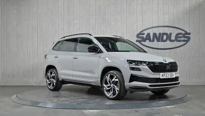 Używany Skoda Karoq SportLine 150 KM (110 kW) 2023 Szary SUV