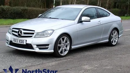 Used Mercedes C220 AMG 170 HP (125 kW) 2012 Silver Coupe