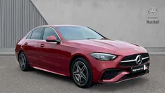 Designo patagonia red Used 2024 Mercedes C300e AMG line Sedan | £36,480 (Good price)