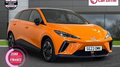 Used MG MG4 EV Trophy 319 kW (435 HP) 2023 Orange Hatchback