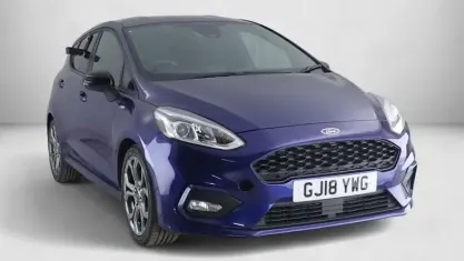 Used Ford Fiesta ST-Line 101 HP (74 kW) 2018 Blue Hatchback