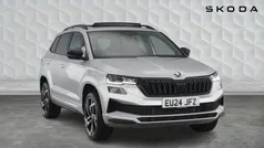 Brilliant silver metallic Used 2024 Skoda Karoq SportLine SUV | £28,395 (Fair price)