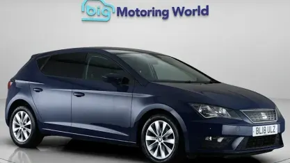 Usado Seat Leon Ecomotive 116 CV (85 kW) 2018 Azul Utilitario