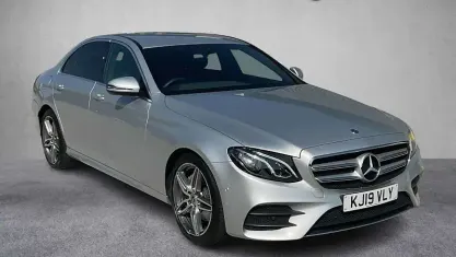 Used Mercedes E200 AMG line 184 HP (135 kW) 2019 Silver Sedan