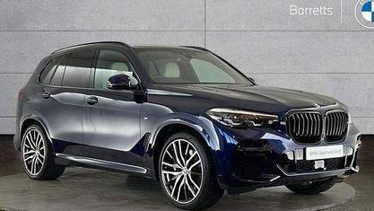Begagnad BMW X5 M Sport 340 HK (250 kW) 2022 Blå SUV