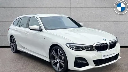 Used BMW 330e M Sport 292 HP (214 kW) 2021 White Estate
