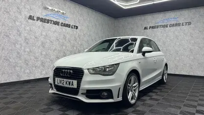 Used Audi A1 Sportback S-Line 105 HP (77 kW) 2012 White Hatchback