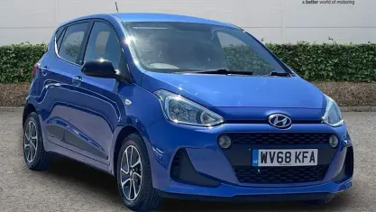 Used Hyundai i10 GO! 67 HP (49 kW) 2018 Blue Hatchback