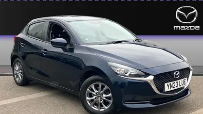Used Mazda 2 75 HP (55 kW) 2023 Blue Hatchback