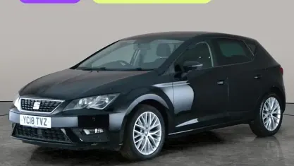 Used Seat Leon SE Dynamic 110 HP (80 kW) 2018 Black Hatchback