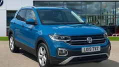 Dark petrol metallic Used 2019 VW T-Cross SEL SUV | £14,584 (Fair price)