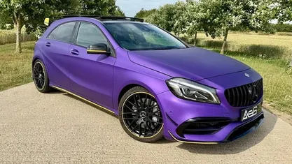 Used Mercedes A45 AMG AMG 381 HP (280 kW) 2017 Mauve/purple Hatchback