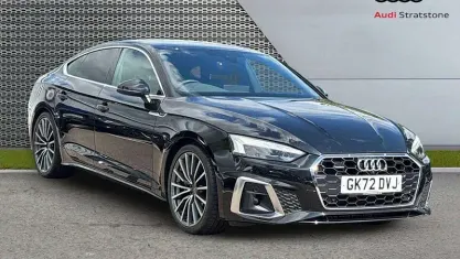 Used Audi A5 Sportback S-Line 204 HP (150 kW) 2022 Black Hatchback