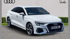 White Used 2022 Audi A3 S-Line Sedan | £23,342 (Fair price)