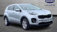 Silver Used 2016 Kia Sportage 2 SUV | £8,694 (Fair price)