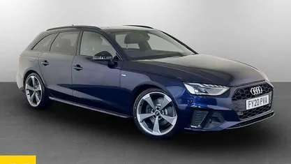 Blue Used 2020 Audi A4 Black Edition Estate | £14,395 (Fair price)