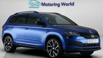 Begagnad Skoda Karoq SportLine 190 HK (139 kW) 2020 Blå SUV