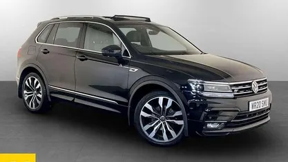 Black Used 2020 VW Tiguan R-line SUV | £15,895 (Good price)