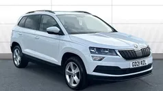 White Used 2021 Skoda Karoq SE SUV | £14,368 (Fair price)