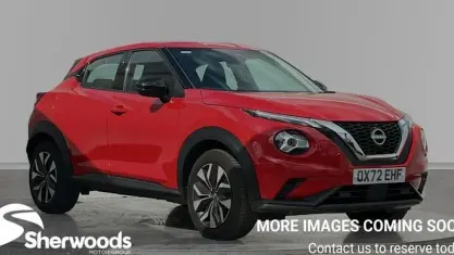 Used Nissan Juke Acenta 114 HP (83 kW) 2023 Red SUV
