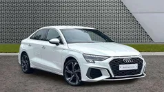 White Used 2022 Audi A3 S-Line Sedan | £20,995 (Fair price)