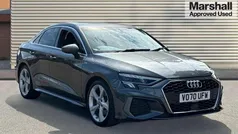 Grey Used 2020 Audi A3 S-Line Sedan | £20,390 (Fair price)