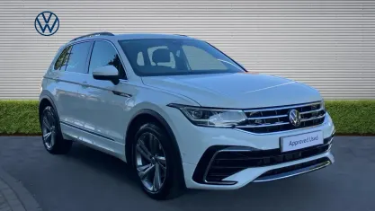 Used VW Tiguan R-line Edition 150 HP (110 kW) 2024 White SUV