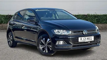 Used VW Polo Match 95 HP (69 kW) 2021 Black Hatchback