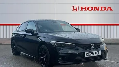 Black Used 2025 Honda Civic Hybrid Hatchback | £27,820 (Fair price)